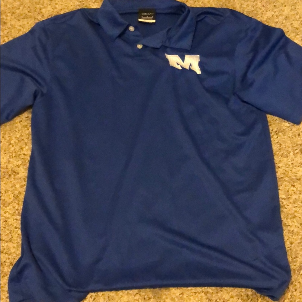 Millikin logo golf shirt Nike